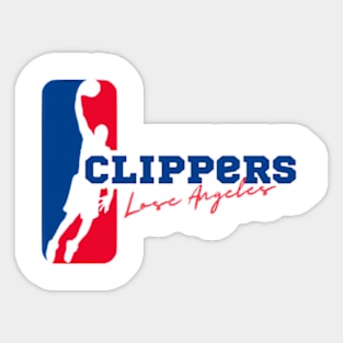 los angeles clippers Sticker